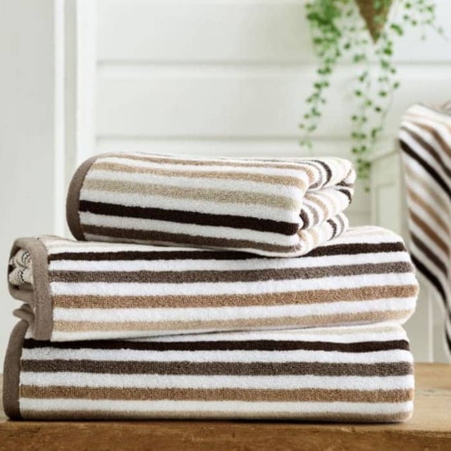 Luxury Bliss Linear Stripe Cotton Towel