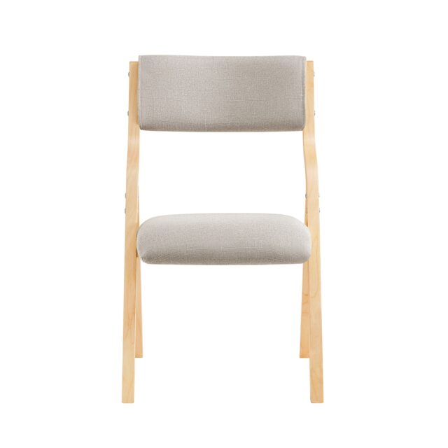 SoBuy FST40-HG,Folding Dining Chairs Wooden Padded Chair with Backrest