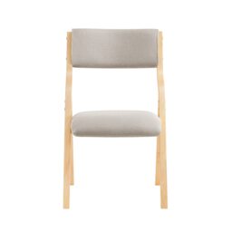 SoBuy FST40-HG,Folding Dining Chairs Wooden Padded Chair with Backrest