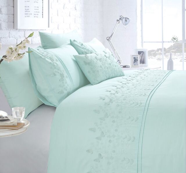 Papillon Boudoir Cushion Duck Egg Blue Duck Egg 1