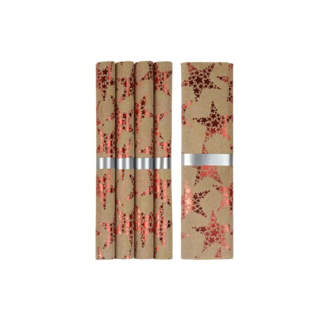 180cm Christmas Design Table Runner Grey 1