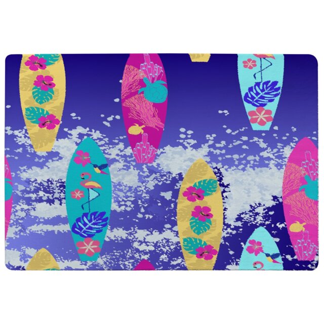 Tropical Surf Rug Multi