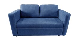 The Brenta 2 Seater Slide Storage Sofa in Grey, Silver or Navy Blue One Size
