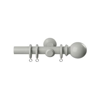 28mm Woodland Urban Grey Curtain Pole Set 360cm Grey Grey