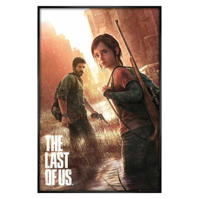 Gloss Black Framed The Last Of Us Maxi Poster Multi