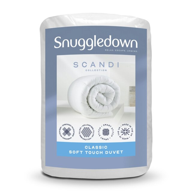 Snuggledown Scandinavian Duck Feather And Down Duvet, 10.5 Tog, Single