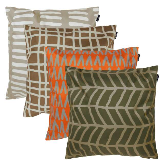 4PK Cushion Mark Marking, x1 Chocolate, x1 Stone, 1x Khaki, 1x Burnt Orange