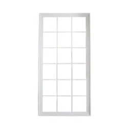 Cambridge Rectangular Window Mirror White H 180cm x L 90cm x W 4cm 1