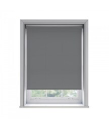 175cm No Drill Slate Grey Thermal Blackout Roller Blind (170cm Drop) Grey
