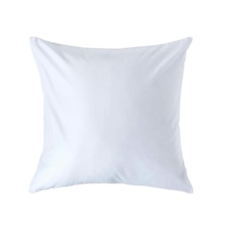 Homescapes White European Size Egyptian Cotton Pillowcase 1000 TC - 60 x 60 cm White