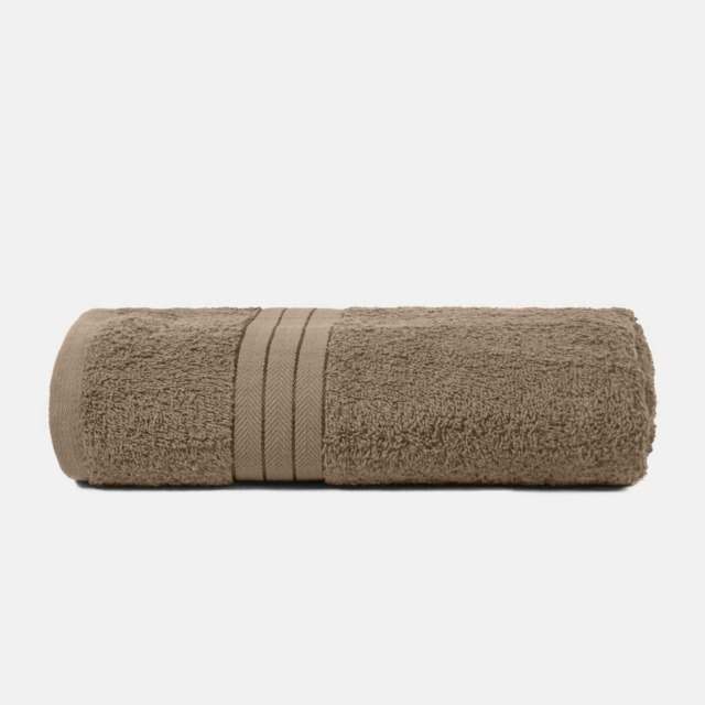OHS Luxury 100% Cotton 500GSM Bathroom Bath Towel, 70x115cm - Mocha