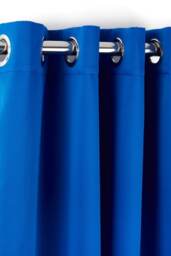 Woven Thermal Blackout Eyelet Curtains Blue 168cm x 183cm Blue Blue
