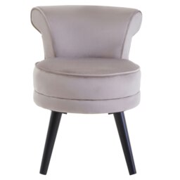 Orsina Mink Velvet Chair, Enchanting Sleep Swivel Chair, Easy to Assemble Borg Chair, Comfy Office Chair