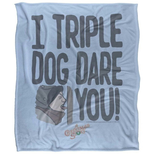 A Christmas Story Triple Dog Dare Blanket - Multicoloured - One Size