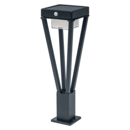 Osram ENDURA Solar Bollard Light With Sensor 50cm Black