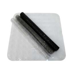 EuroShowers Square Safety Suction Bath Mat - 530mm x 530mm White