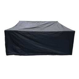 KCT Weatherproof Outdoor Garden Patio Rattan Furniture Cover Square - 150 x 150 x 75cm Black 1