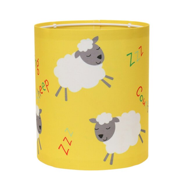 Farm Friends Reverse Table or Ceiling Lampshade Yellow 18cm x 21cm