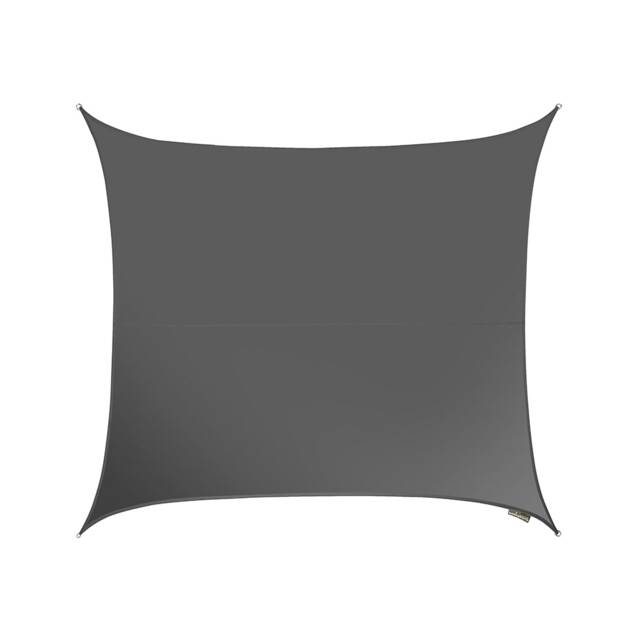 3m Square Waterproof Charcoal Sun Shade Sail