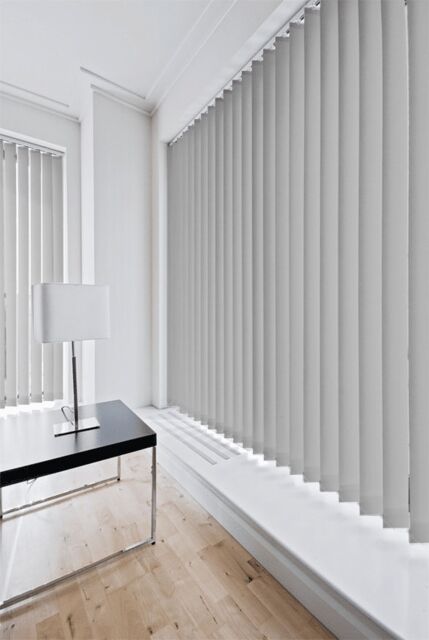 Blackout Vertical Blind 60cm x 240cm Grey