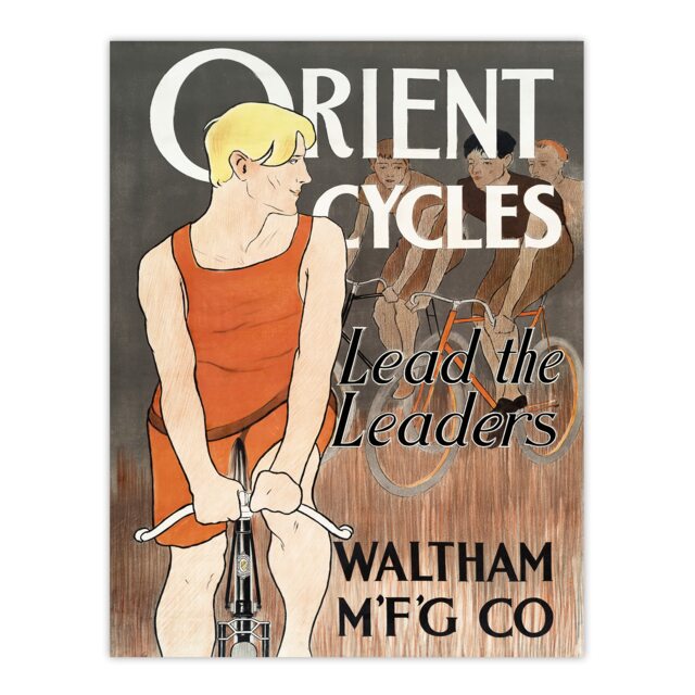 "Vintage Bicycle Advert Cycles Vintage Wall Art Print Penfield 12x16"""