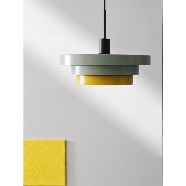 Osram Decor Layers Pendant Ceiling Light E27 Green-Yellow Max 15W LED Modern Green Green 1