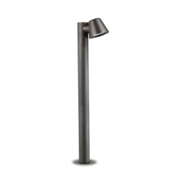 Gas 1 Light Outdoor Bollard Anthracite IP43, GU10