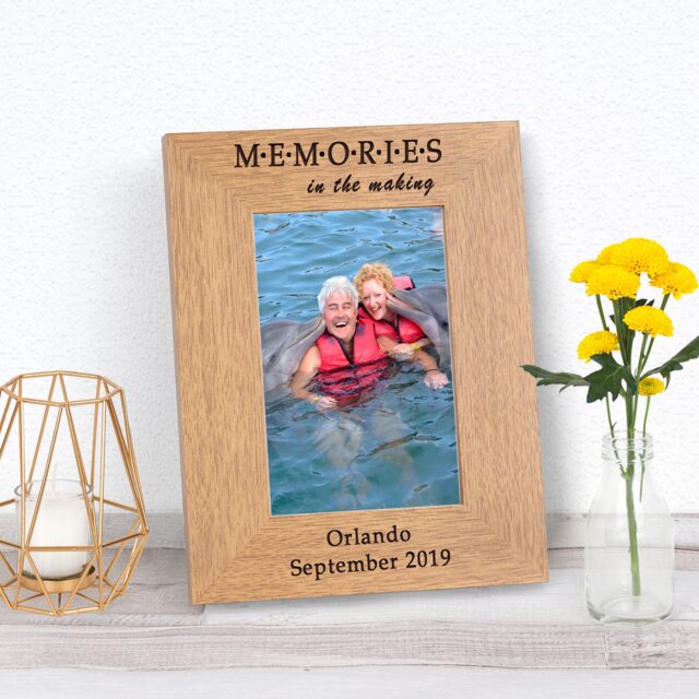 Personalised Memories Wood Picture Frame 6x4 Family Gift