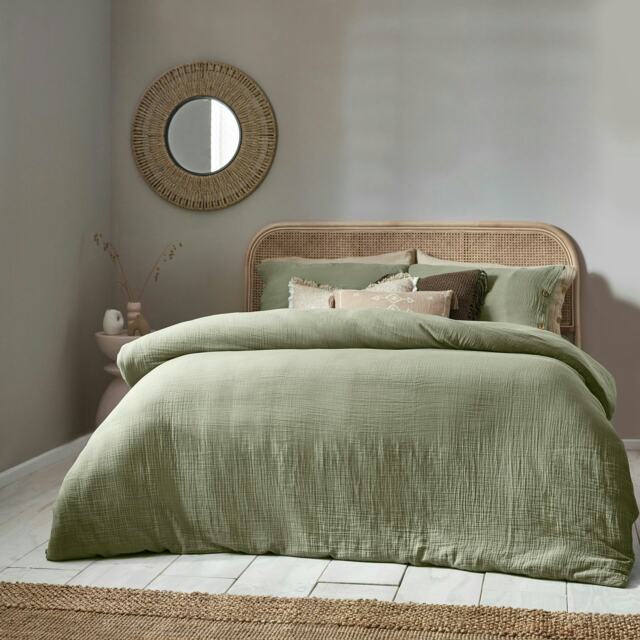 Yard Lark Muslin Cotton Single Duvet Cover Set