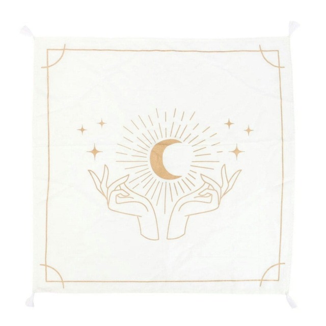 Something Different Mystical Hands Altar Cloth - White/Gold - One Size Multi One Size
