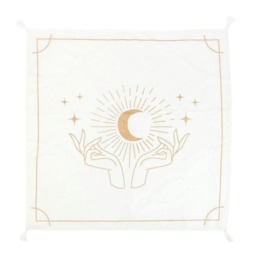 Something Different Mystical Hands Altar Cloth - White/Gold - One Size Multi One Size