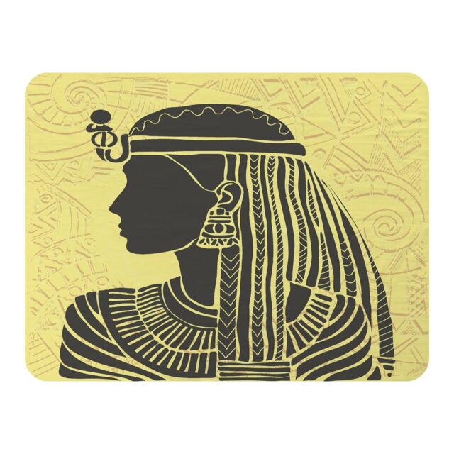 Egyptian Women On Yellow Blanket Multi
