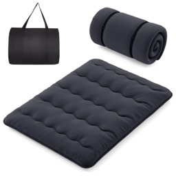 COSTWAY King Size Japanese Floor Mattress Futon Mattress 200x150x10cm-Black