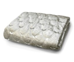 Intimates Crushed Velvet Sequins Throw - 95cm x 200cm