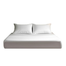 Microfibre Soft Touch Fitted Sheet 25cm Skirt Plain Dyed Bed Linen White White Small Single