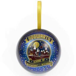 Harry Potter Hogwarts Castle Christmas Bauble - Royal Blue/Gold - One Size