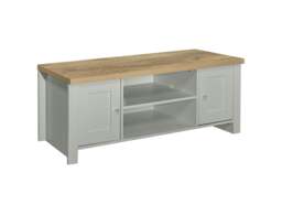 Highgate Large TV Unit Grey Oak