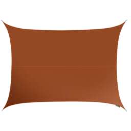 6m x 5m Rectangle Water Resistant Terracotta Sun Shade Sail