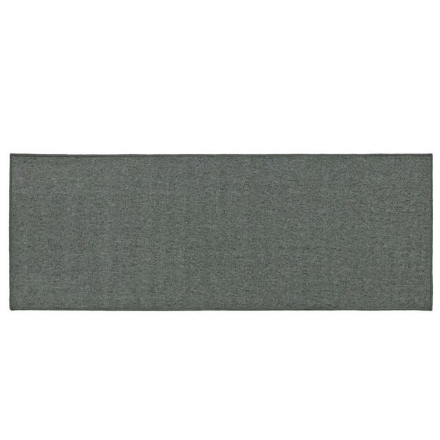 JVL Eden Machine Washable Latex Backed Runner Doormat, 57x150cm, Grey