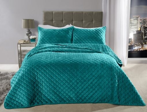 Banbury Bedspread Emeral Green Green Green