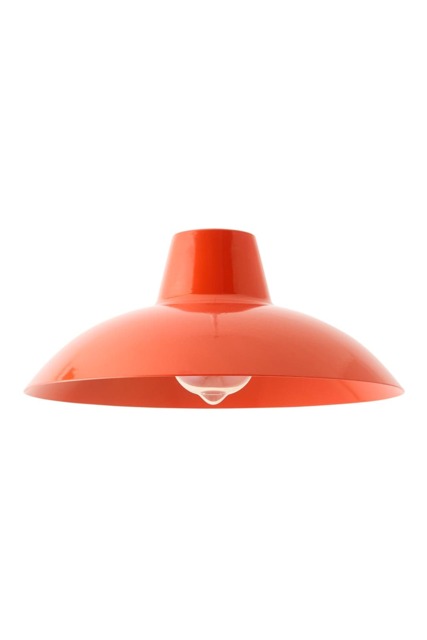 ValueLights Civic Red Ceiling Pendant Shade and Bulb
