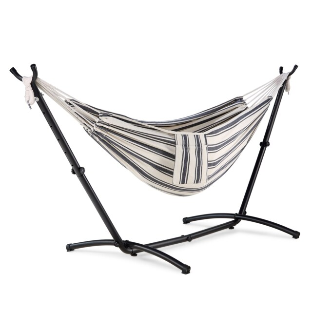 Vonhaus 2 Person Freestanding Outdoor Hammock with Stand