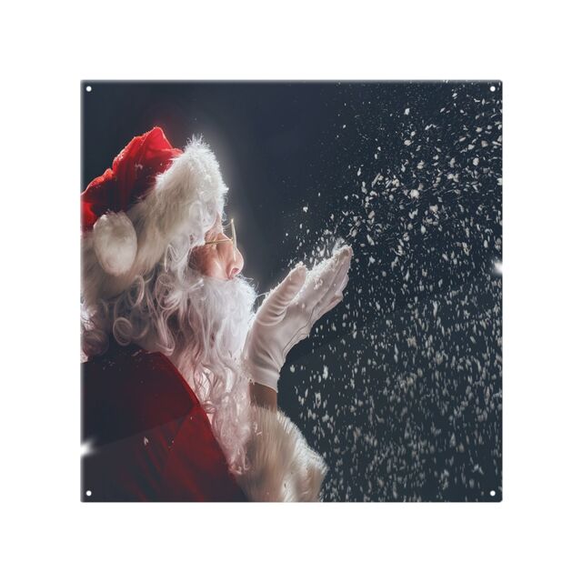 Merry Christmas And Happy Holidays Dining Splash Back White