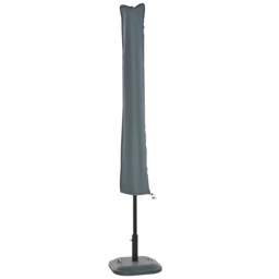 Outsunny Sun Umbrella Parasol Cover Waterproof Weatherproof Outdoor Courtyard Grey
