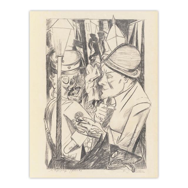 War Veteran The Way Home Max Beckmann Wall Art Poster Print