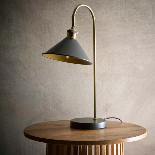 Derby Antique Brass Table Lamp Gold