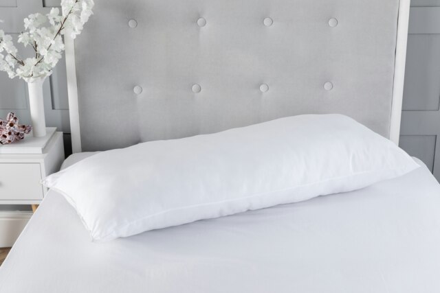 Bolster Pregnancy Maternity Support Pillow Soft Microfibre Cover With 100% Hollowfibre Filling King White King