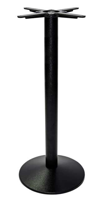 Black cast iron dome table base - Medium 1080 mm Black