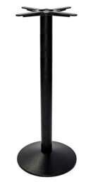 Black cast iron dome table base - Medium 1080 mm Black