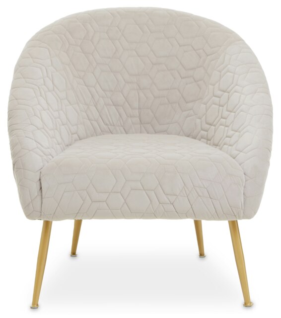Interiors by Premier Natural Occasional Arm Chair with Curved Back, Velvet Upholstered Chair, Indoor Lounge Chair for Living Room